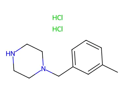 1-(m-Methylbenzyl)piperazine dihydrochloride structure