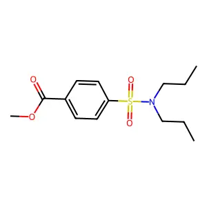Methyl 4-[(dipropylamino)sulfonyl]benzoate structure