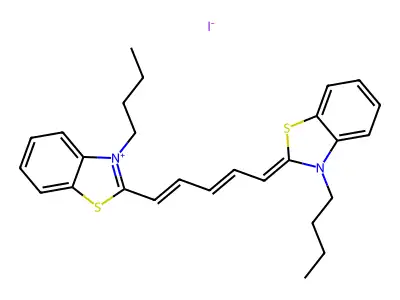 CAS 53213-95-9 - C27H31IN2S2 structure