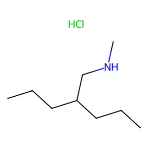 N-Methyl-2-propylpentan-1-amine--hydrogen chloride (1/1) structure