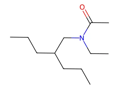 Acetamide, N-ethyl-N-(2-propylpentyl)- structure
