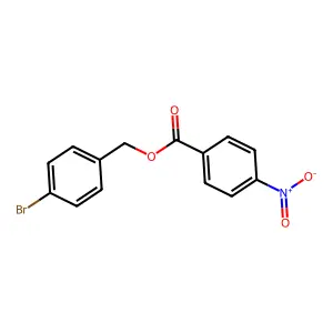(4-Bromophenyl)methyl 4-nitrobenzoate structure