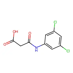 3-[(3,5-二氯苯基)氨基]-3-氧代丙酸 structure