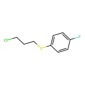1-[(3-Chloropropyl)thio]-4-fluorobenzene structure