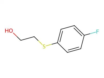 2-(4-Fluoro-phenylsulfanyl)-ethanol structure