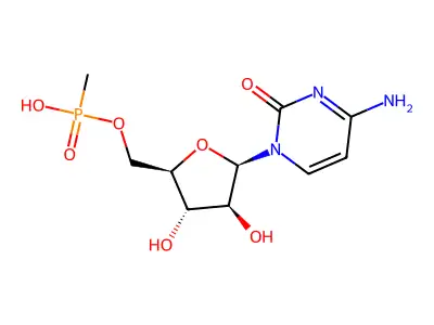 Ara-C-5'-methylphosphonate structure