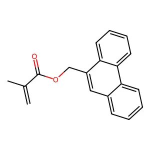 (9-Phenanthryl)methyl methacrylate structure
