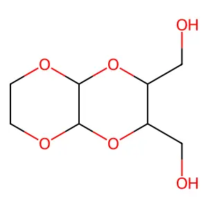 [3-(hydroxymethyl)-2,3,4a,6,7,8a-hexahydro-[1,4]dioxino[2,3-b][1,4]dioxin-2-yl]methanol structure