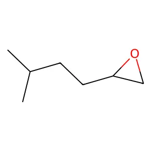 Oxirane, (3-methylbutyl)- structure