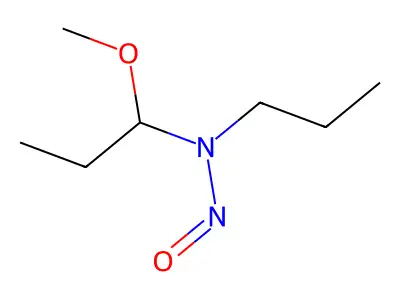 1-Methoxy-N-nitroso-N-propyl-1-propanamine structure