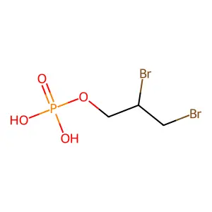 2,3-二溴-1-丙醇磷酸二氢酯 structure