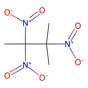 Butane, 2-methyl-2,3,3-trinitro- structure