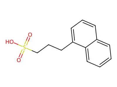 3-(1-Naphthyl)-1-propanesulfonic acid structure