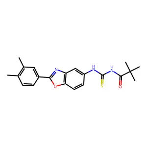 C21H23N3O2S structure
