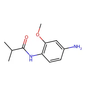 N-(4-amino-2-methoxyphenyl)-2-methylpropanamide structure