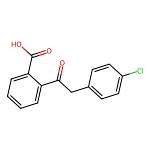 2-((4-Chlorophenyl)acetyl)benzoic acid structure