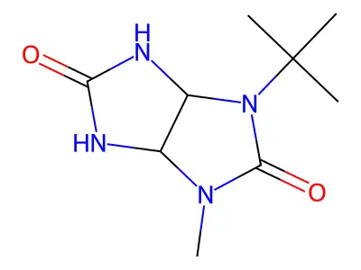4-Tert-butyl-6-methyl-1,3,3a,6a-tetrahydroimidazo[4,5-d]imidazole-2,5-dione structure