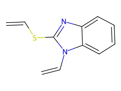 1H-Benzimidazole, 1-ethenyl-2-(ethenylthio)- structure