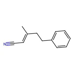 2-Pentenenitrile, 3-methyl-5-phenyl-, (2Z)- structure
