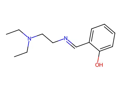 2-[2-(Diethylamino)ethyliminomethyl]phenol structure