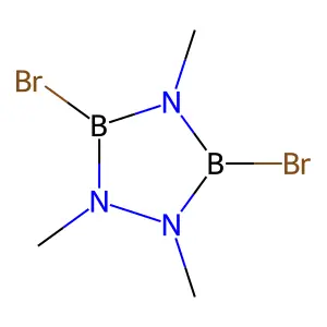 1,2,4,3,5-Triazadiborolidine, 3,5-dibromo-1,2,4-trimethyl- structure