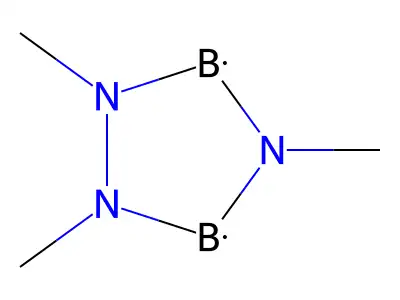 1,2,4,3,5-Triazadiborolidine, 1,2,4-trimethyl- structure