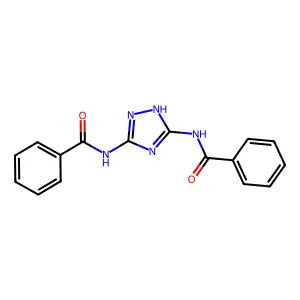 N,N'-(1H-1,2,4-三唑-3,5-二基)二苯甲酰胺 structure