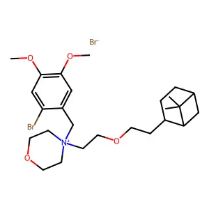 匹维溴铵 structure