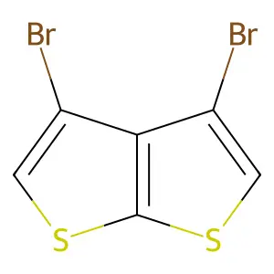 Thieno(2,3-b)thiophene, 3,4-dibromo- structure
