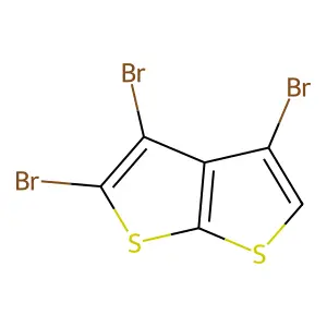 Thieno(2,3-b)thiophene, 2,3,4-tribromo- structure