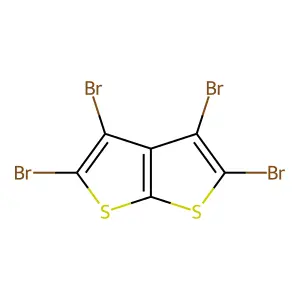 Thieno(2,3-b)thiophene, 2,3,4,5-tetrabromo- structure