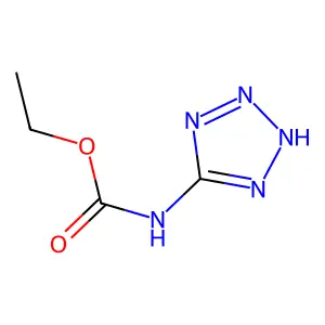 Carbamic acid, 1H-tetrazol-5-yl-, ethyl ester structure