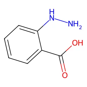 2-Hydrazinobenzoic acid structure