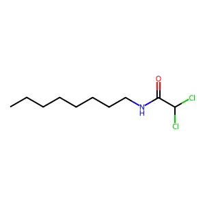 Acetamide, 2,2-dichloro-N-octyl- structure
