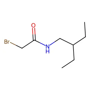 3-[3-ethoxy-4-(naphthalen-1-ylmethoxy)-5-prop-2-enylphenyl]-2-(6-methyl-1H-benzimidazol-2-yl)prop-2-enenitrile structure