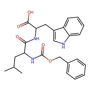 Z-LEU-TRP-OH structure