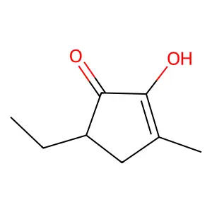 5-Ethyl-2-hydroxy-3-methylcyclopent-2-en-1-one structure