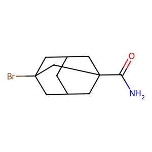 Tricyclo(3.3.1.1(sup 3,7))decane-1-carboxamide, 3-bromo- structure