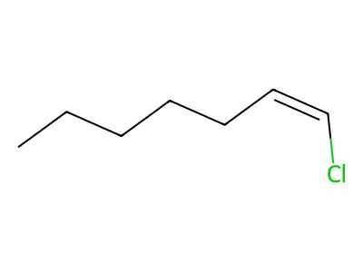 1-Chloro-1-heptene structure
