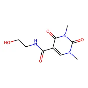 Methanethiol, N-(2-(2-hydroxyethoxy)ethyl)amidino-, hydrogen thiosulfate structure