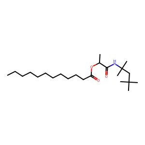 Methanethiol, N-(3-phenoxypropyl)amidino-, hydrogen thiosulfate structure