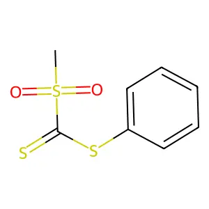 (Methanesulfonyl)(phenylsulfanyl)methanethione structure