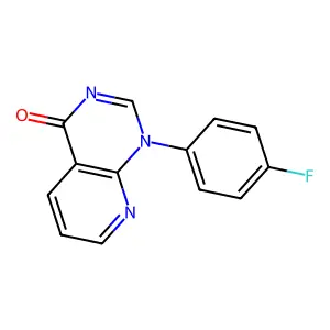 1-(4-fluorophenyl)pyrido[2,3-d]pyrimidin-4(1H)-one structure