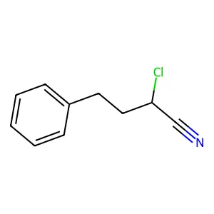 Benzenebutanenitrile, alpha-chloro- structure