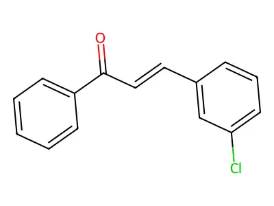 3-(3-Chlorophenyl)-1-phenylprop-2-en-1-one structure