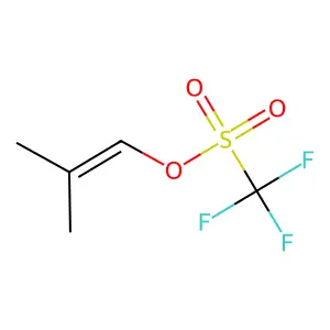 2-Methyl-1-propenyl trifluoromethanesulfonate structure