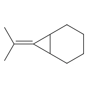 7-(1-Methylethylidene)bicyclo(4.1.0)heptane structure