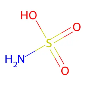 氨基磺酸 structure