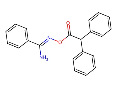[(Z)-[amino(phenyl)methylidene]amino] 2,2-diphenylacetate structure