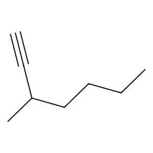 3-Methylhept-1-yne structure